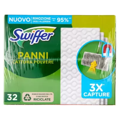 Swiffer Dust Catcher Lavete pentru Swiffer Broom - Reumple 64 de Servetele Bax 3 buc.